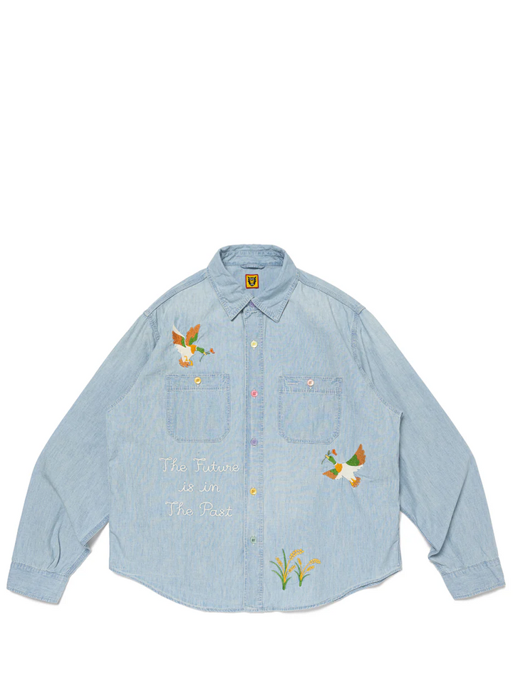 HUMANMADE_ChambrayWorkShirt_Indigo