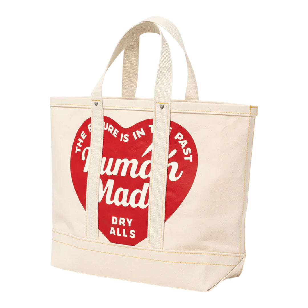 Club21 - HUMAN MADE - Canvas Tote Large - TOTES - White