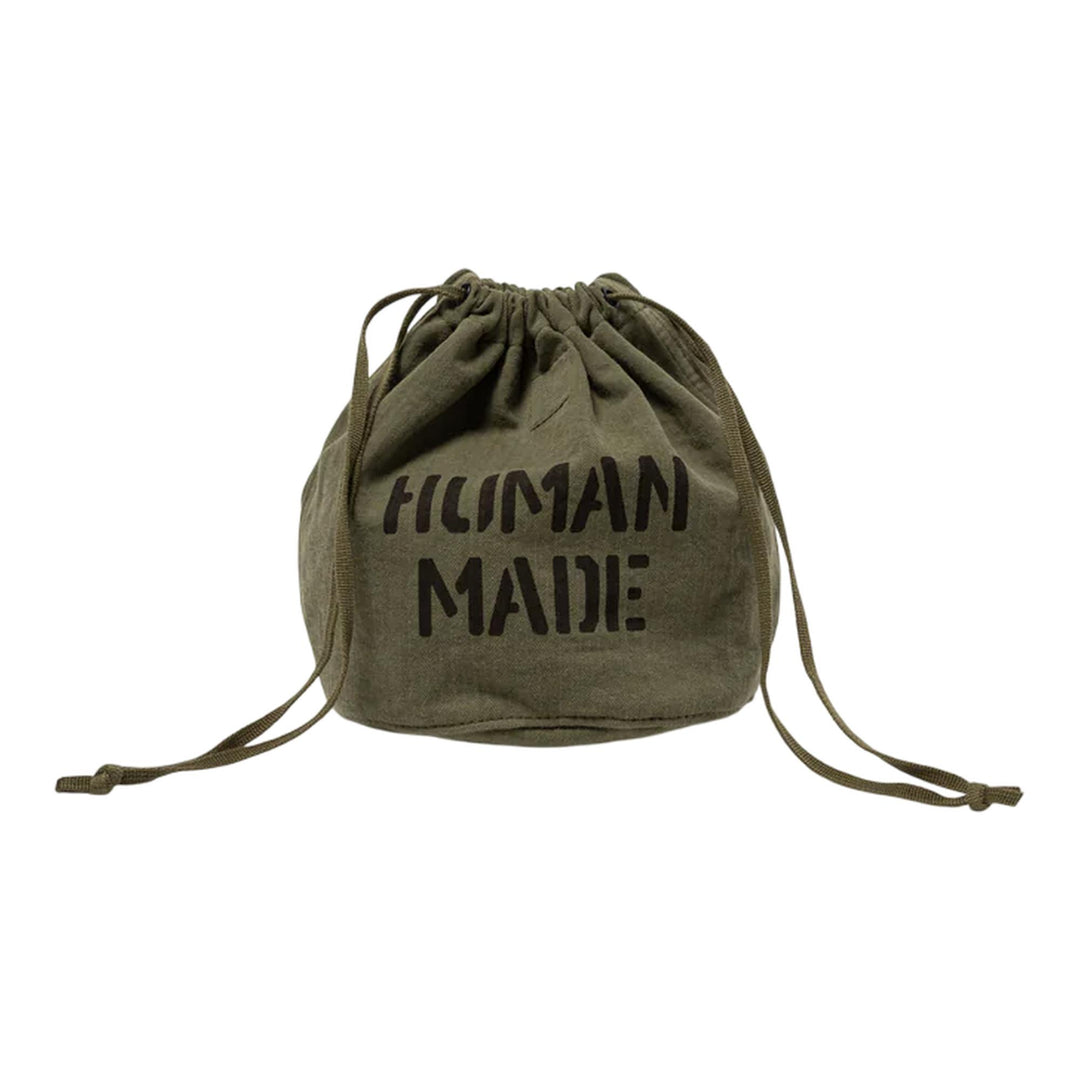 Club21 - HUMAN MADE - Drawstring Bag - POUCHES - Olive Drab