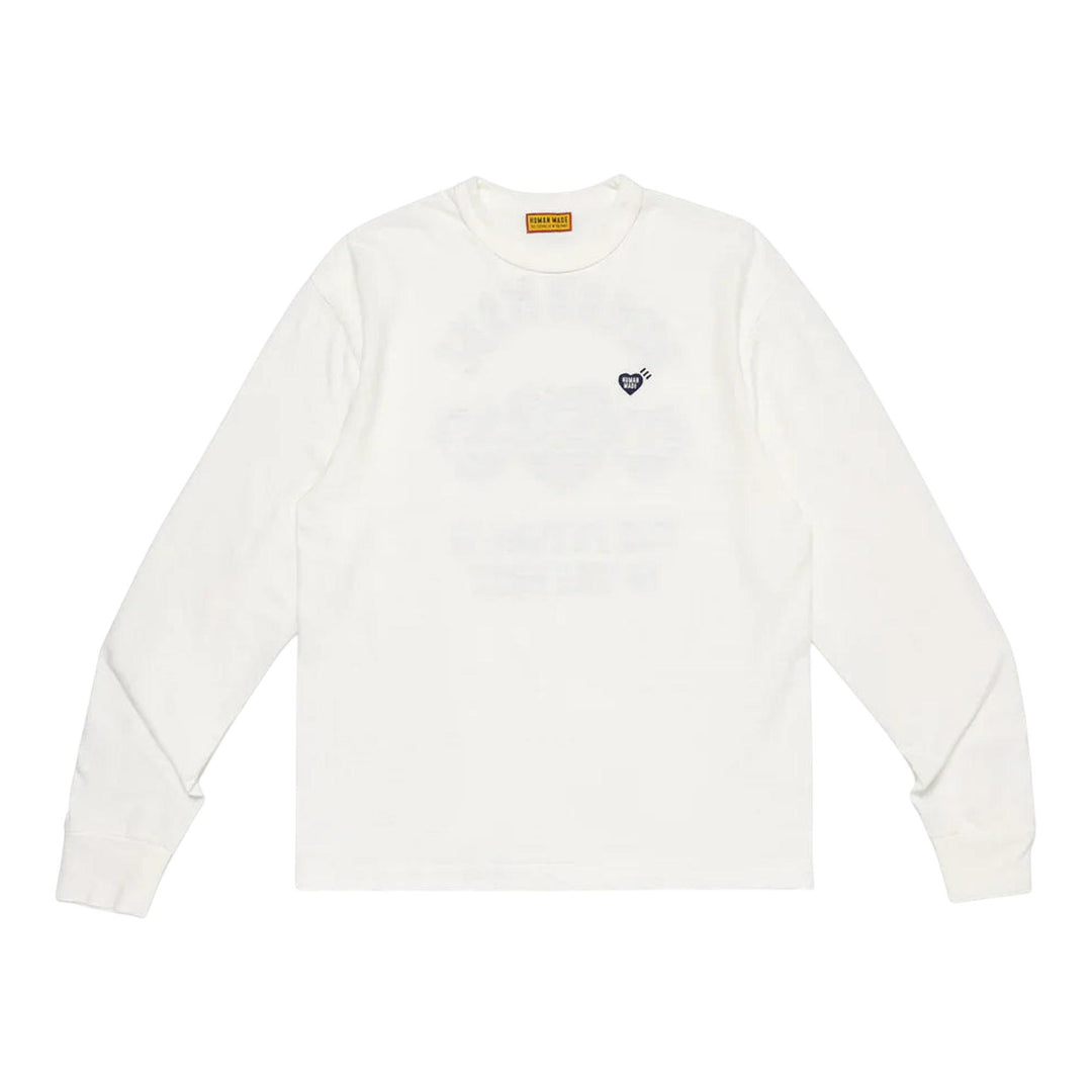 Club21 - HUMAN MADE - Graphic Long Sleeve T-Shirt #1 - TEES - White