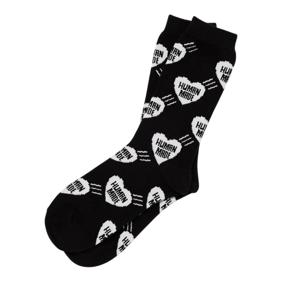 Club21 - HUMAN MADE - Heart Socks - SOCKS - Black