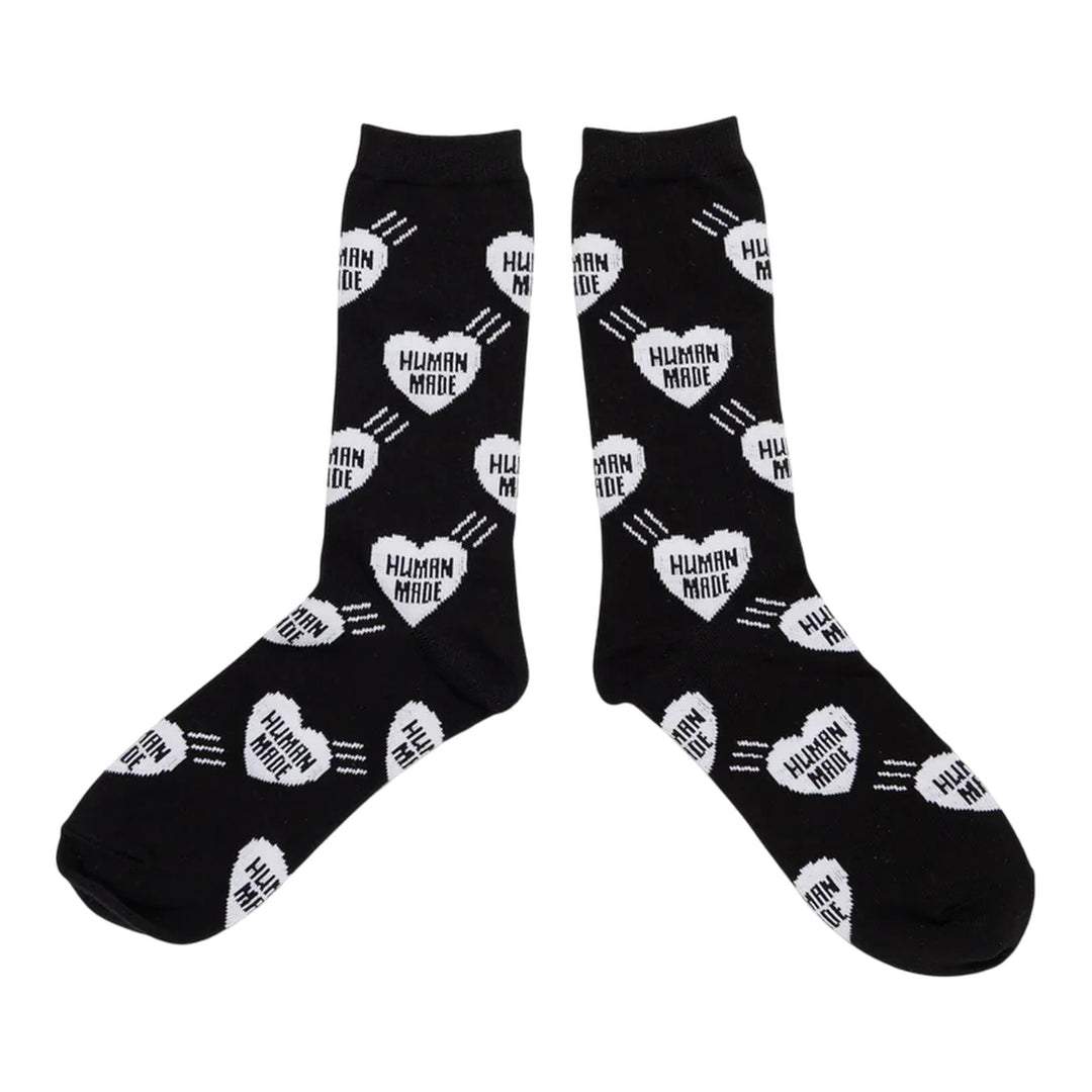 Club21 - HUMAN MADE - Heart Socks - SOCKS - Black