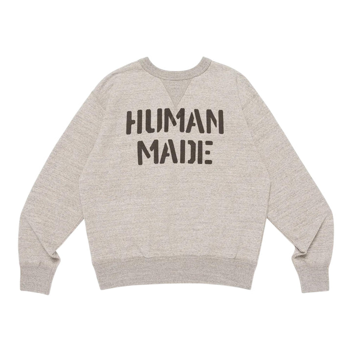 Club21 - HUMAN MADE - Military Sweatshirt - SWEATSHIRTS - Grey
