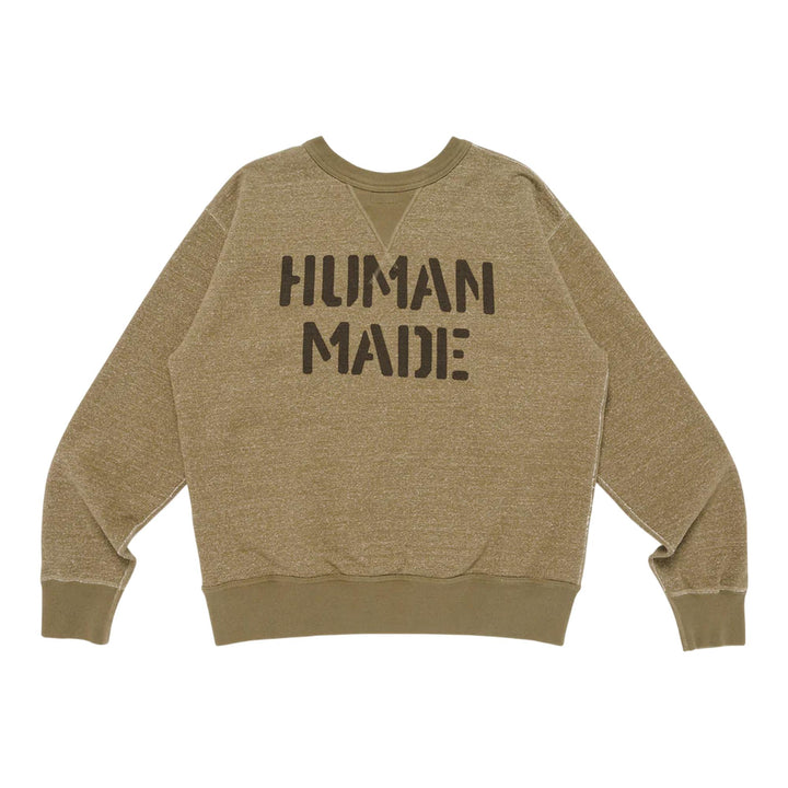 Club21 - HUMAN MADE - Military Sweatshirt - SWEATSHIRTS - Olive