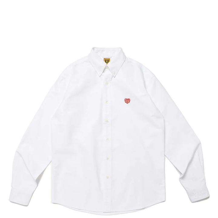 HUMAN_MADE_Oxford_Bd_Shirt_White