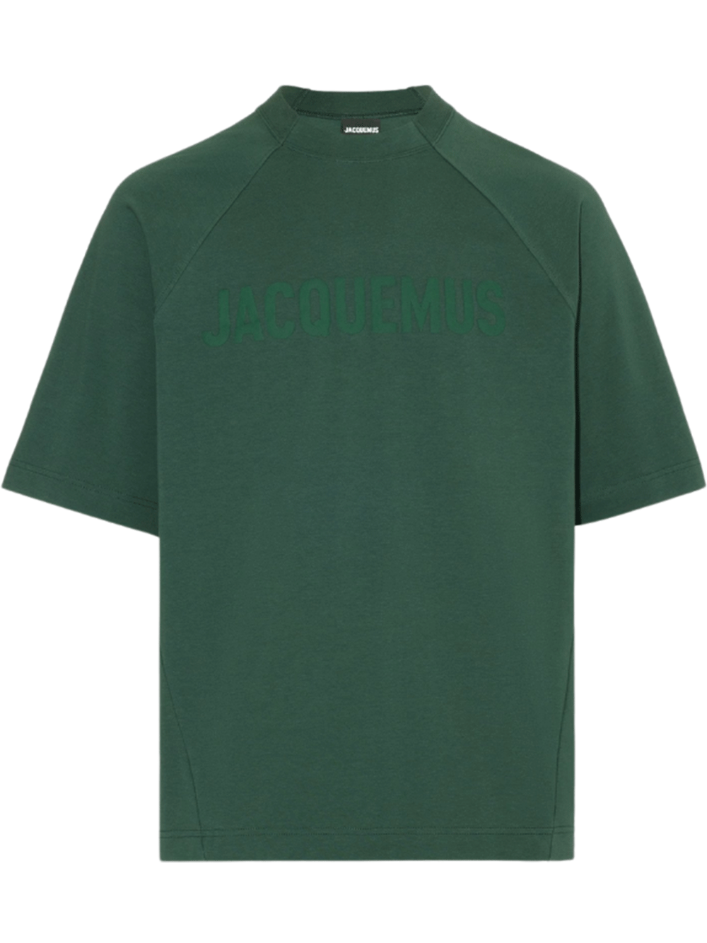 JACQUEMUS-Le-Tshirt-Typo-Dark-Green-1