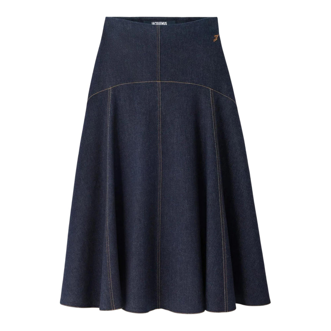 Club21 - JACQUEMUS - La Jupe Triangle De-Nimes - SKIRTS - Dark Blue