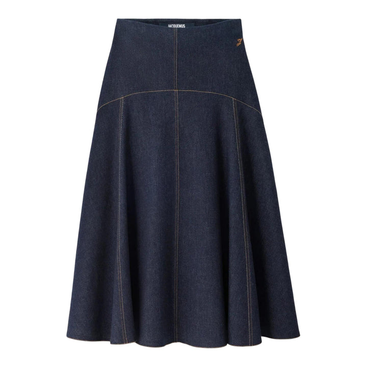 Club21 - JACQUEMUS - La Jupe Triangle De-Nimes - SKIRTS - Dark Blue