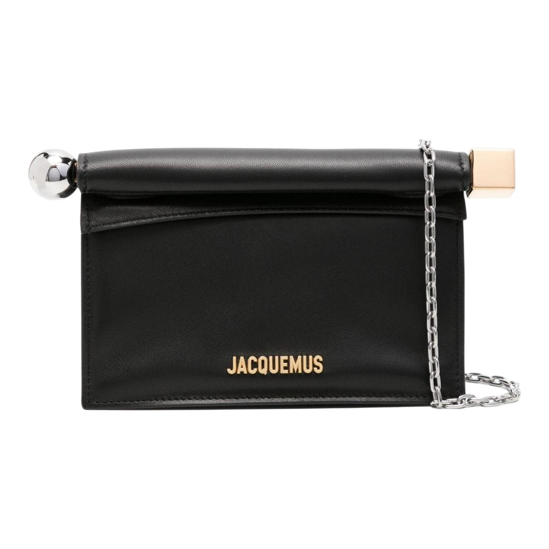 Club21 - JACQUEMUS - La petite pochette Rond Carre - HANDBAGS - Black