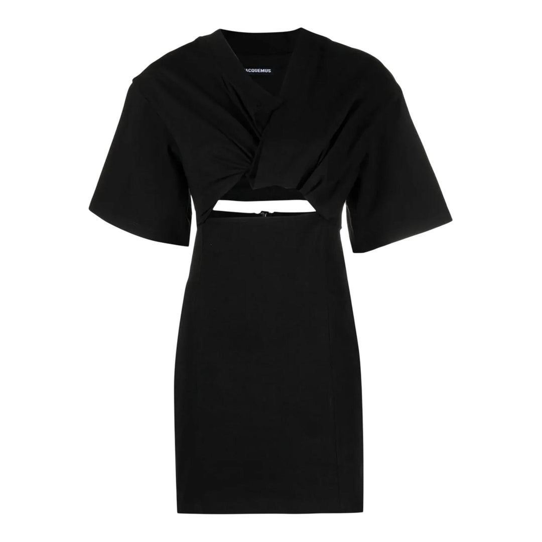 Club21 - JACQUEMUS - La robe t-shirt Bahia - WOVEN DRESSES - Black