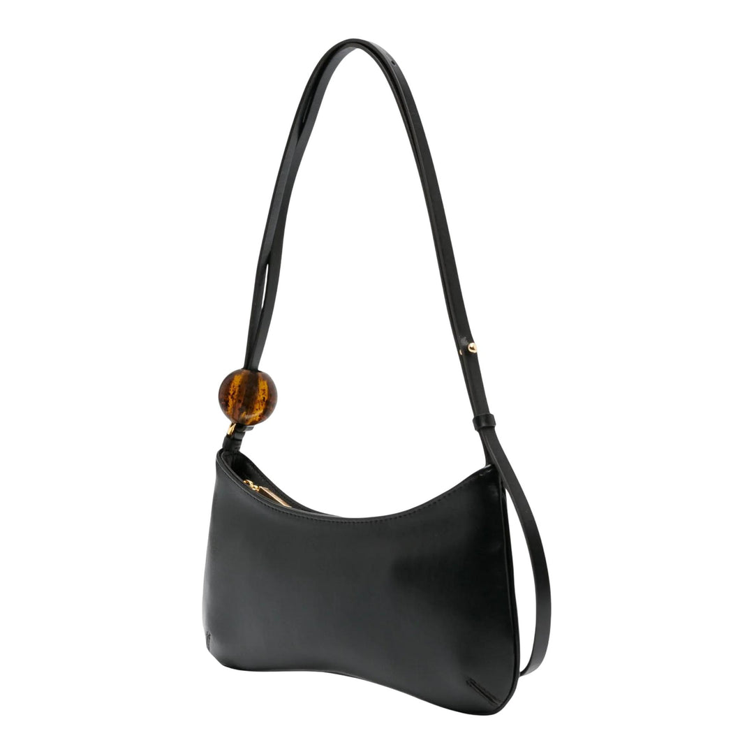 Club21 - JACQUEMUS - Le Bisou Perle - HANDBAGS - Black