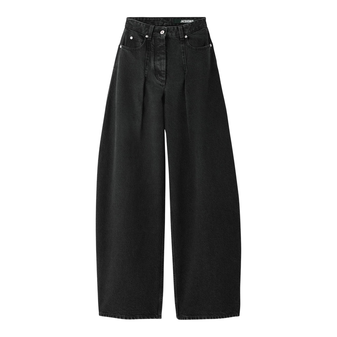 Club21 - JACQUEMUS - Le De-Nimes Ovalo - JEANS - Black