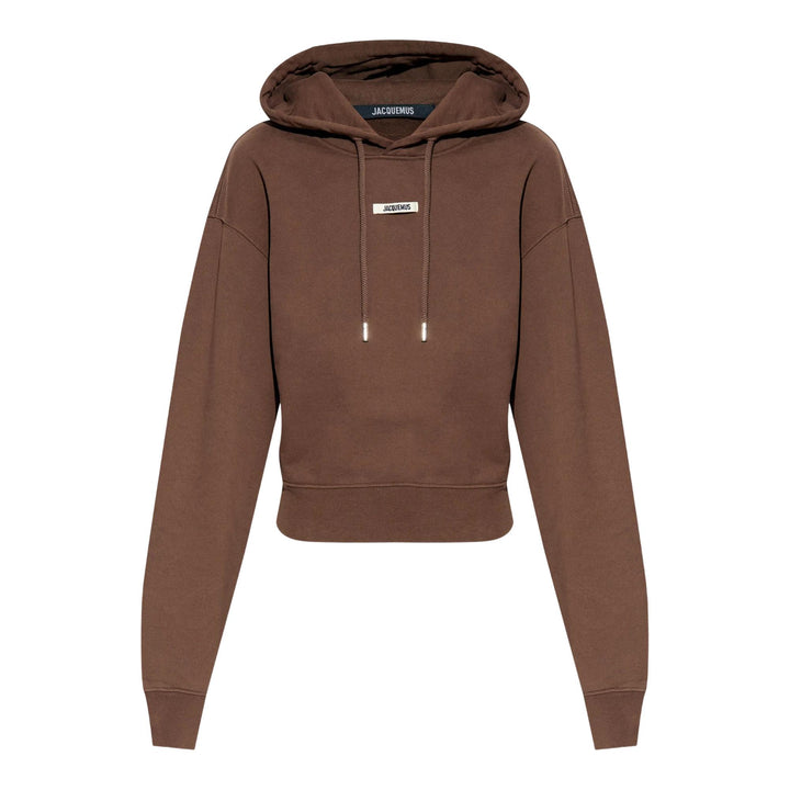 Club21 - JACQUEMUS - Le Hoodie Gros Grain - SWEATSHIRTS - Dark Brown