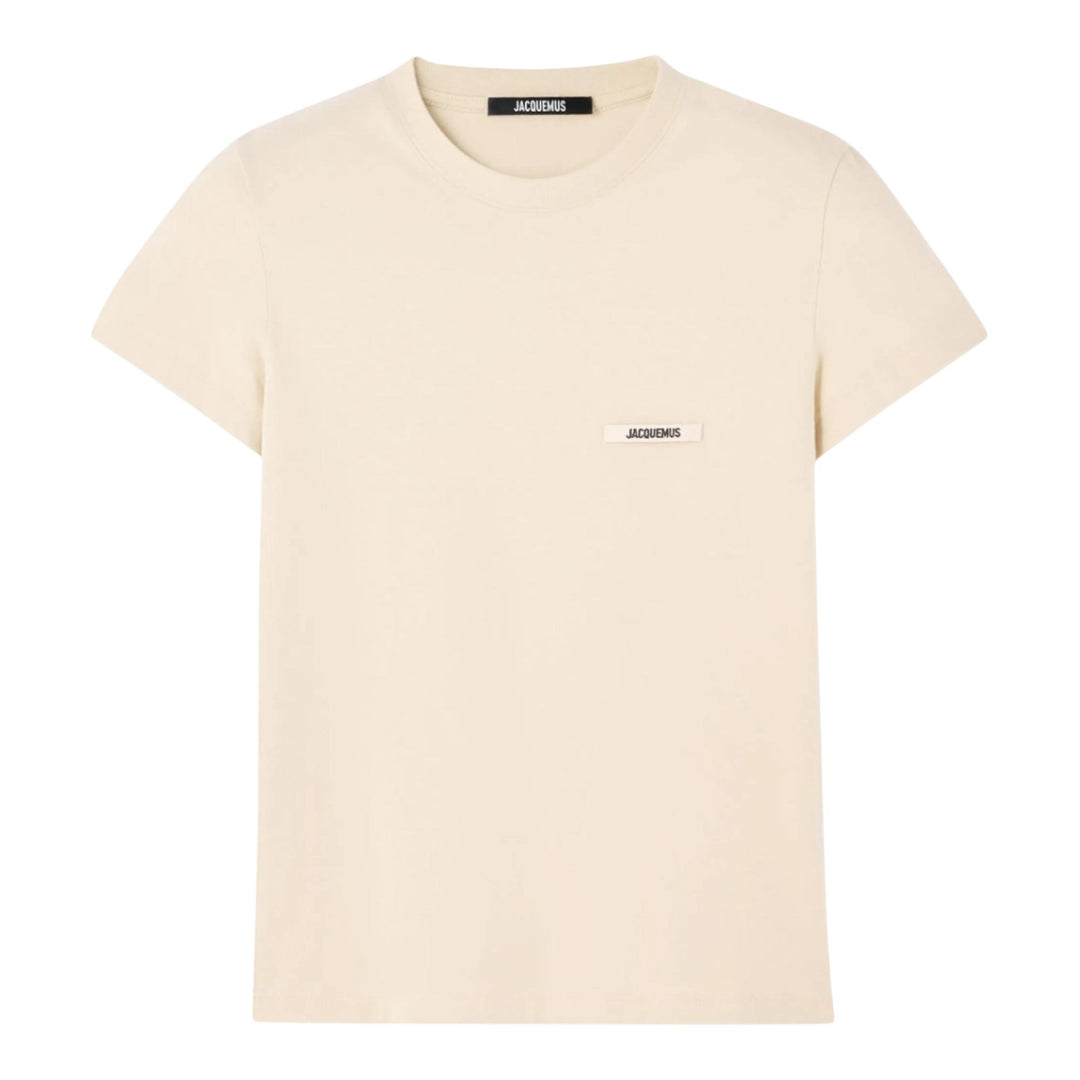 Club21 - JACQUEMUS - Le T-Shirt Gros Grain Manches Courtes - TEES - Beige