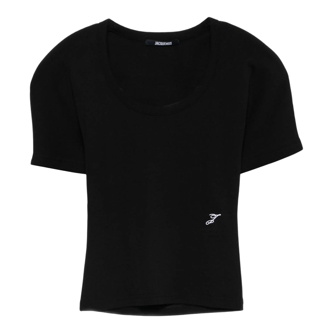 Club21 - JACQUEMUS - Le T-Shirt Ovalo Manches Courtes - TEES - Black