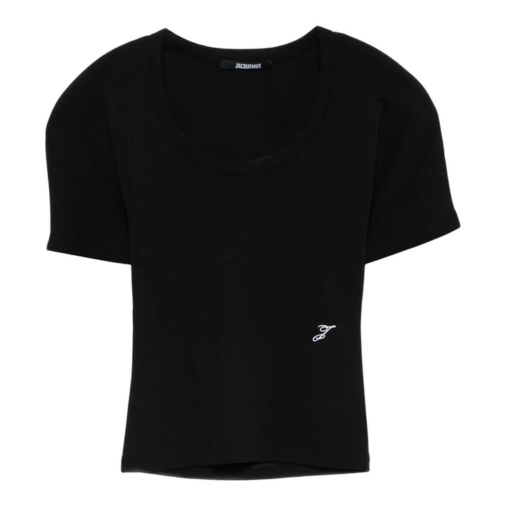 Club21 - JACQUEMUS - Le T-Shirt Ovalo Manches Courtes - TEES - Black