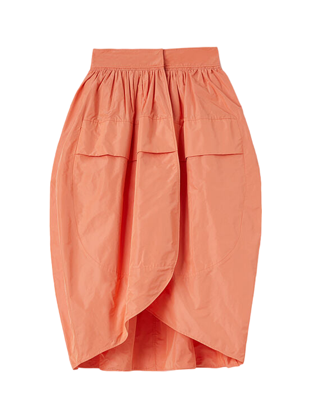 JILSANDER_LightRecyledPolyesterSkirt_Peach