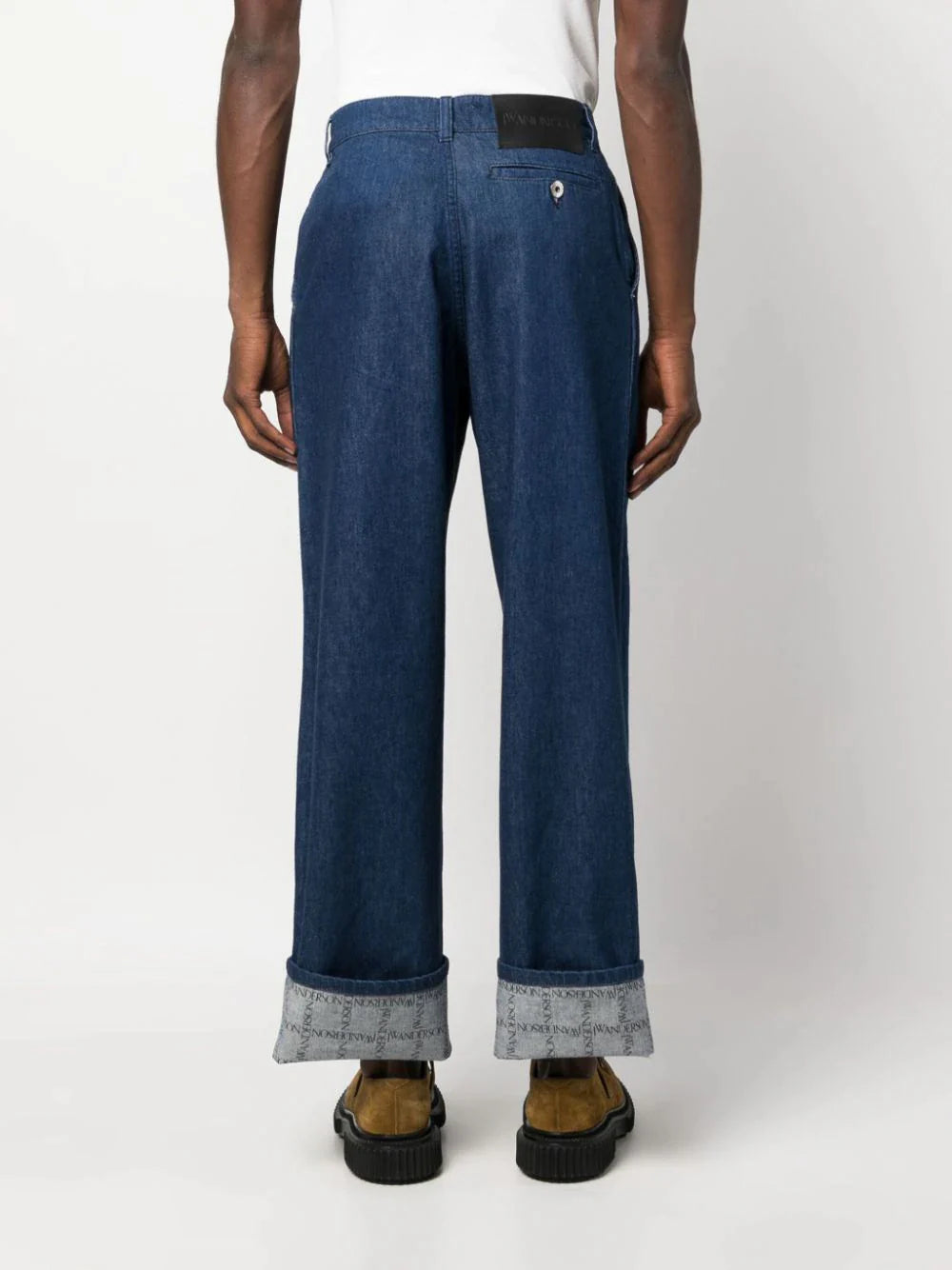 JW-Anderson-Logo-Grid-Turn-Up-Workwear-Jeans-Indigo-4