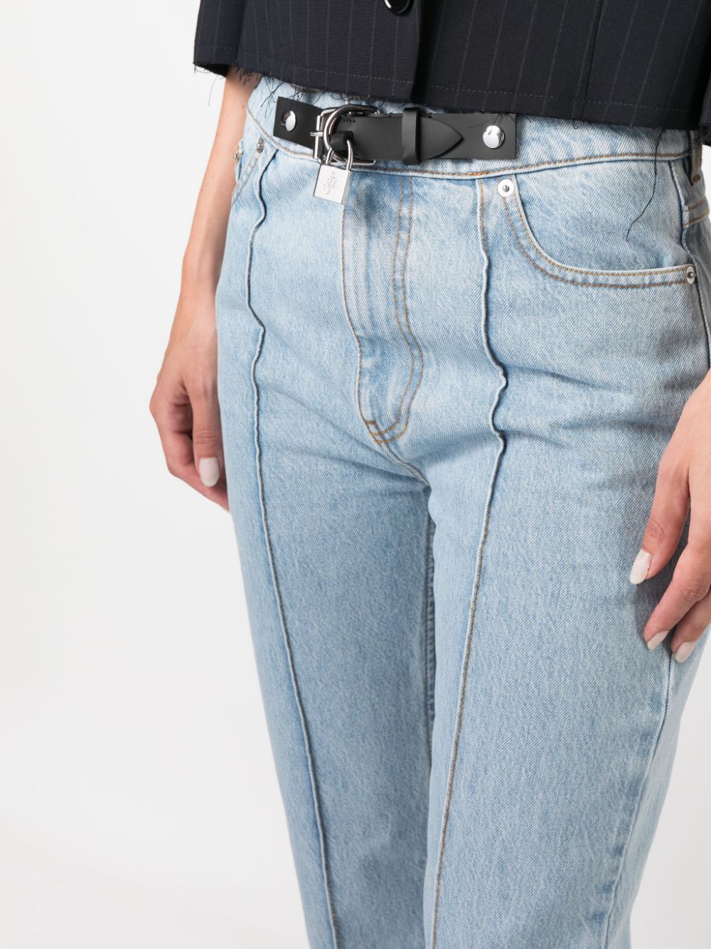 JW-Anderson-Padlock-Strap-Slim-Fit-Jeans-Denim-5