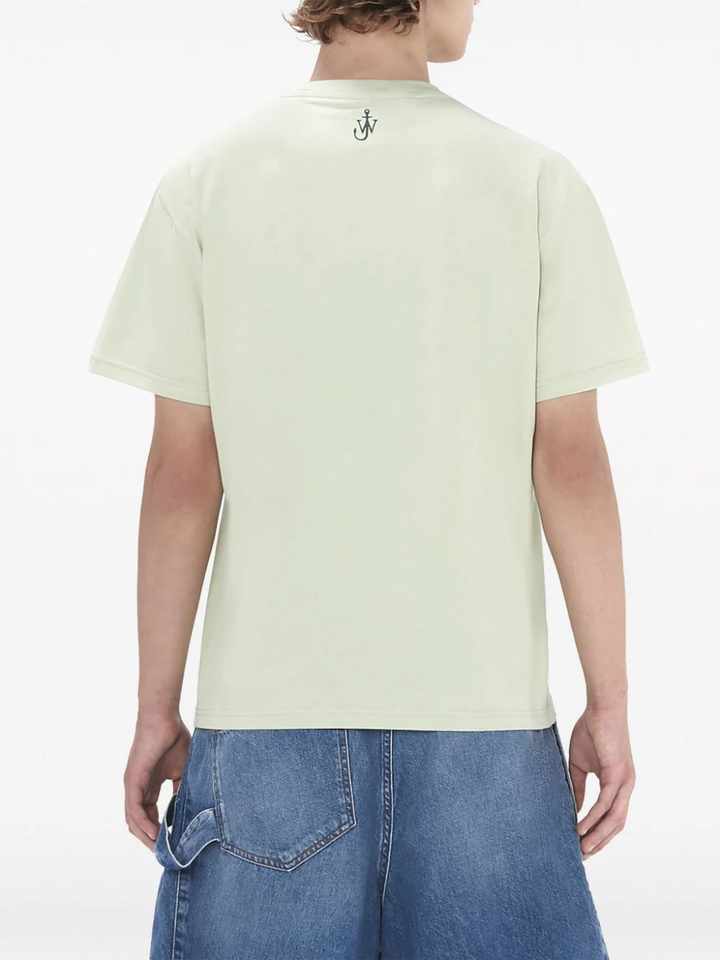 JW-Anderson-Pol-Anglada-Face-Embroidery-T-Shirt-Green-4