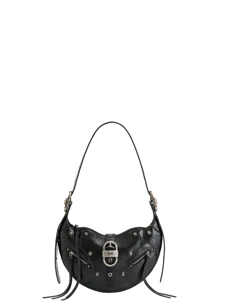 JWPEI_TessaCrushedShoulderBag-Black