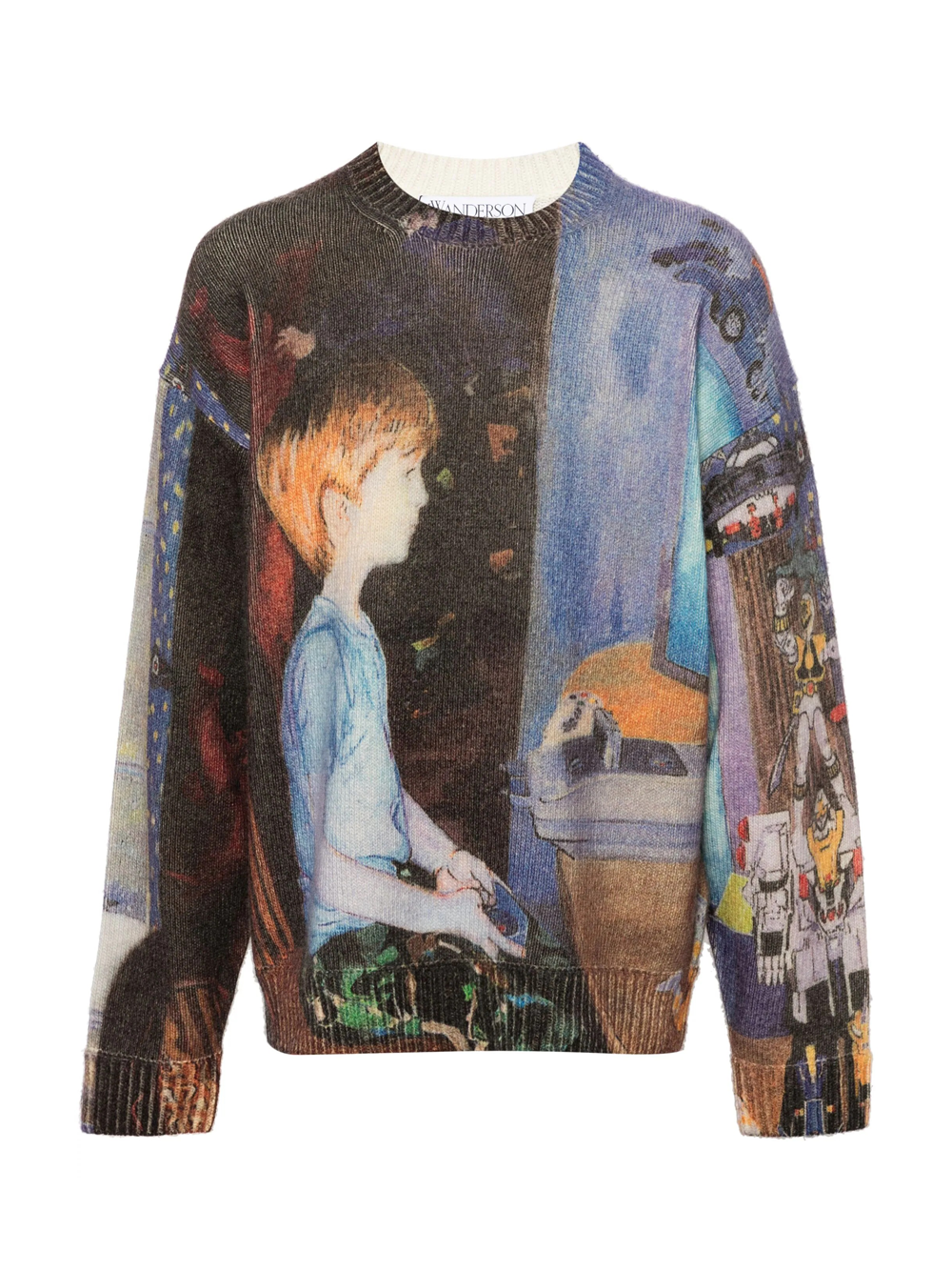 JW_ANDERSON_Printed_Jumper_Blue