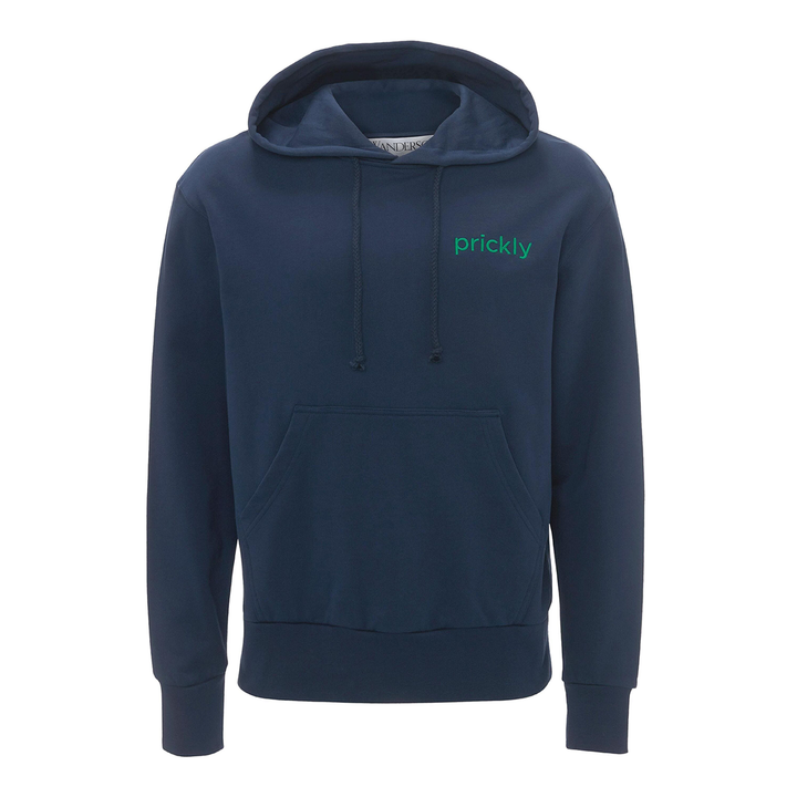 Prickly Back Print Hoodie