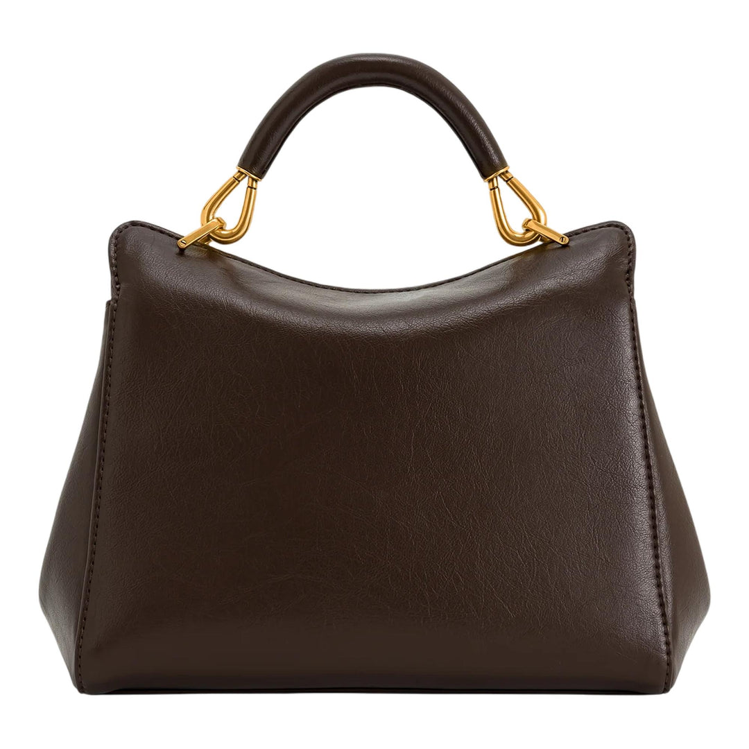Club21 - JW PEI - Lucia Classic Top Handbag - HANDBAGS - Dark Brown