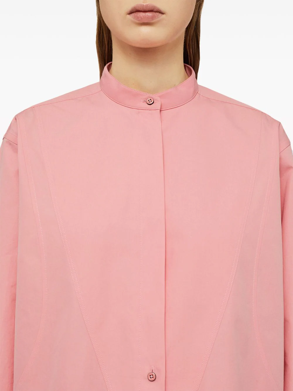 Jil-Sander-Cotton-And-Silk-Poplin-Shirt-Pink-4