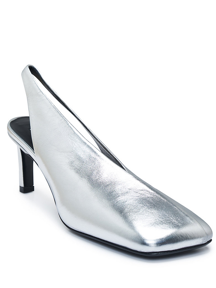 Jil Sander Court Shoe Silver 2