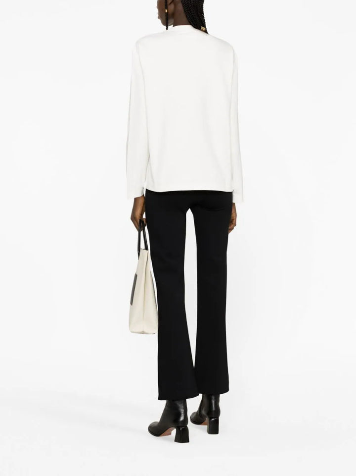 Jil-Sander-Crew-Neck-Long-Sleeves-T-Shirt-White-4