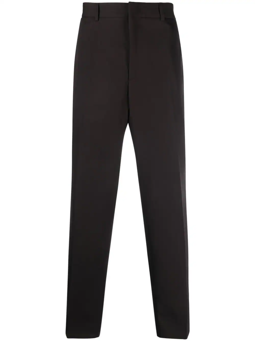 Jil-Sander-Fine-Wool-Tailoring-Gabardine-Pants-Brown-1