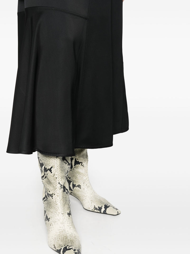 Jil-Sander-Heavy-Viscose-Silk-Twill-Skirt-Black-5