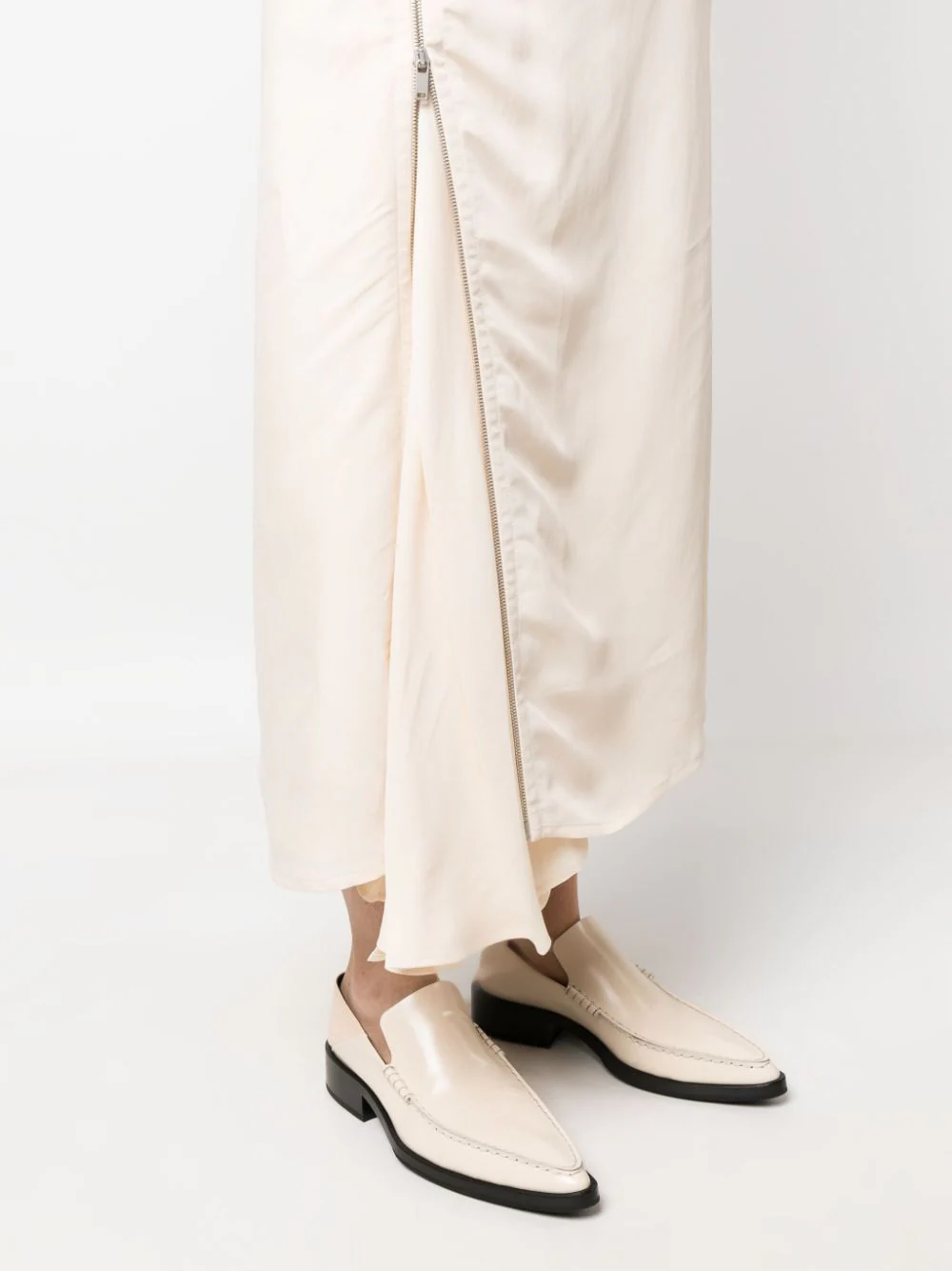    Jil-Sander-Low-Waist-Calf-Length-Straight-Skirt-Natural-5
