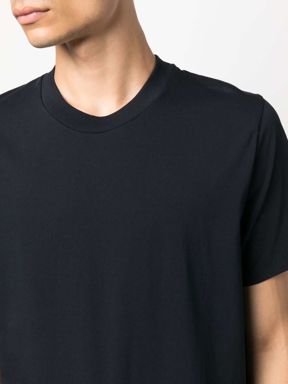 Jil-Sander-Round-Neck-Bolded-Neck-Tee-Navy-5