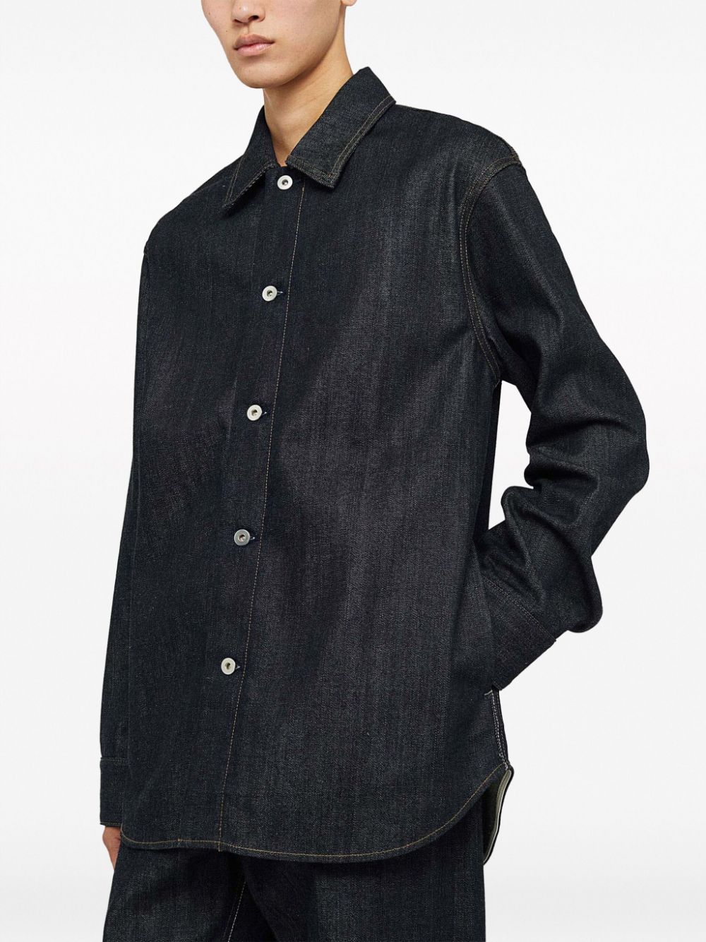 Jil-Sander-Straight-Fit-Over-Shirt-Blue-4