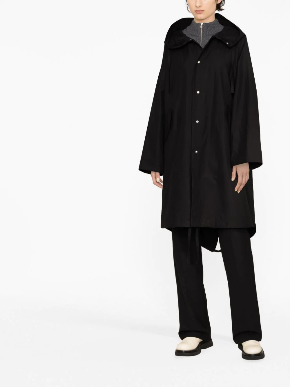 Jil Sander Trench Black 3