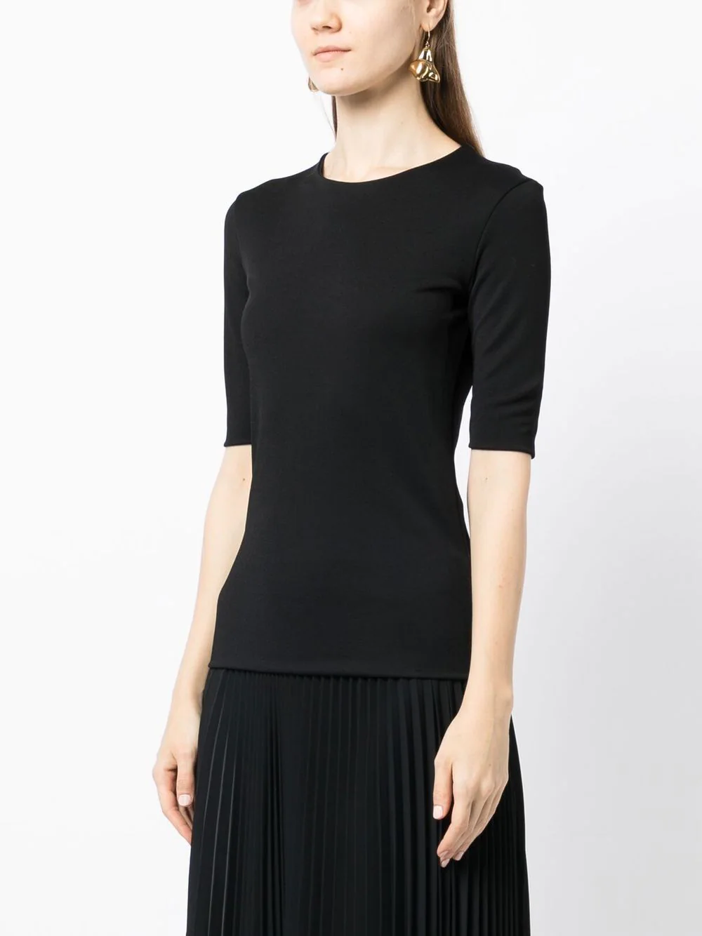 Jil Sander Viscose Top Black 3