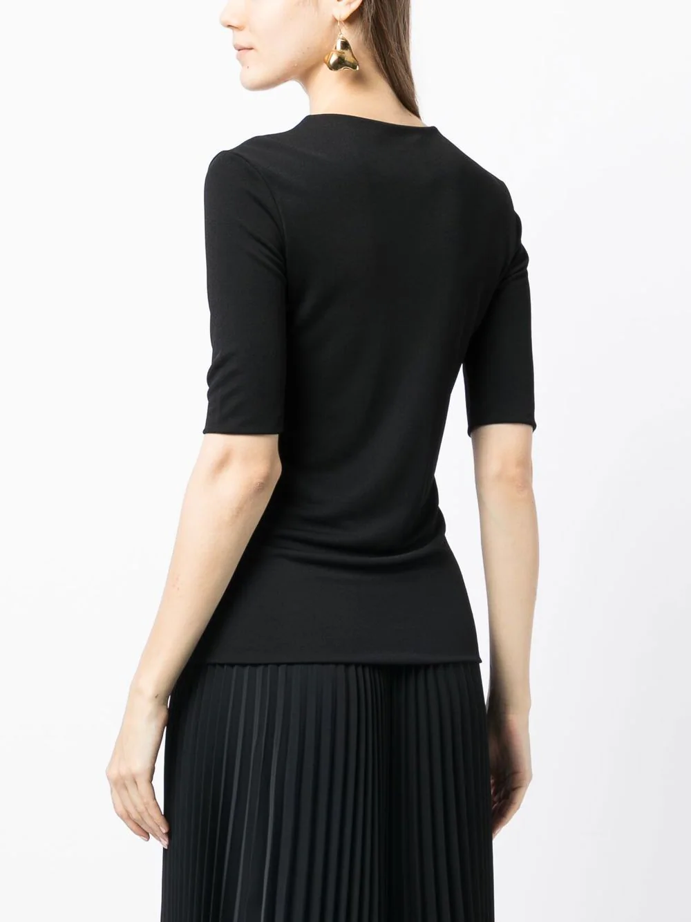 Jil Sander Viscose Top Black 4