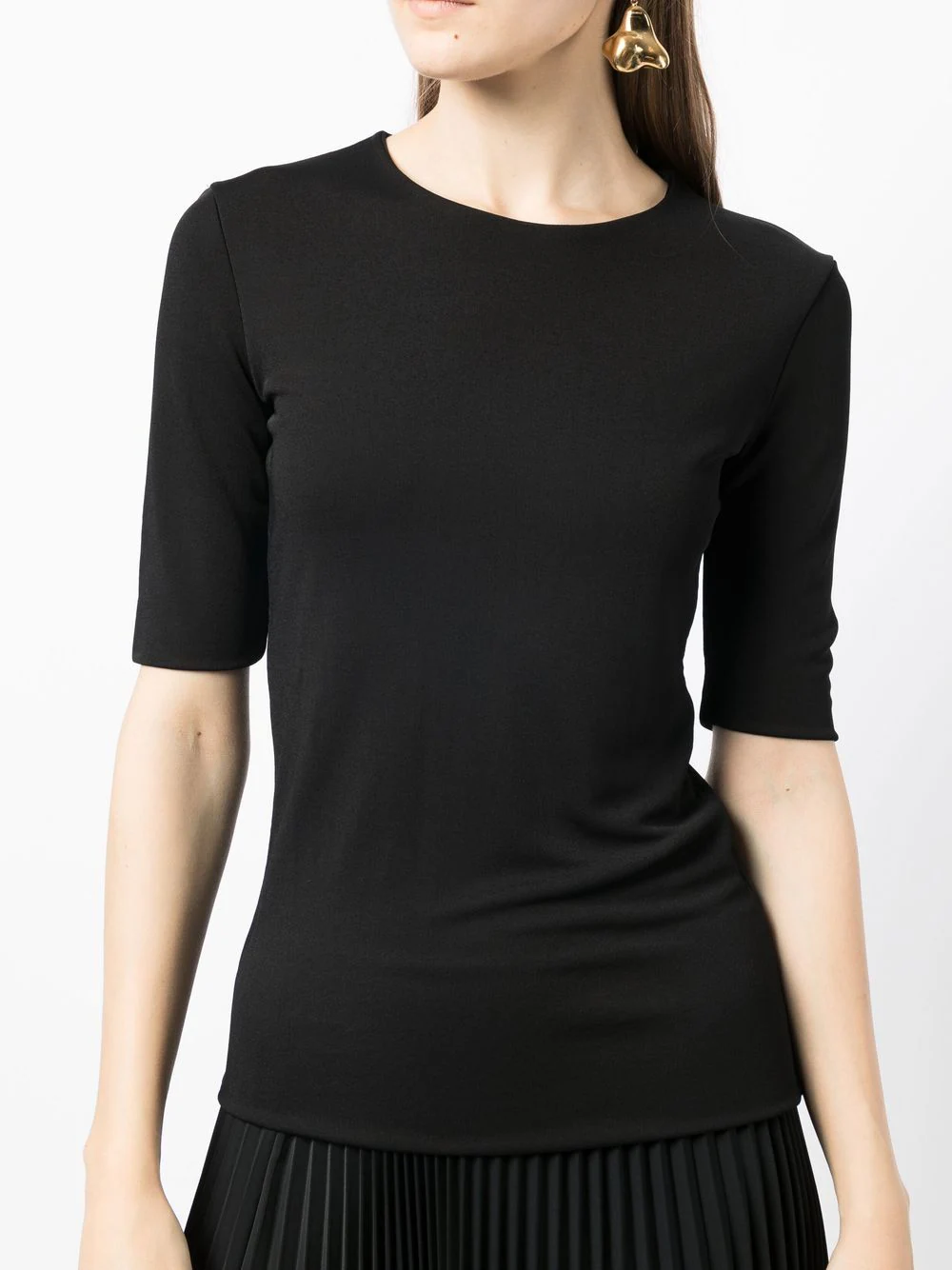 Jil Sander Viscose Top Black 5