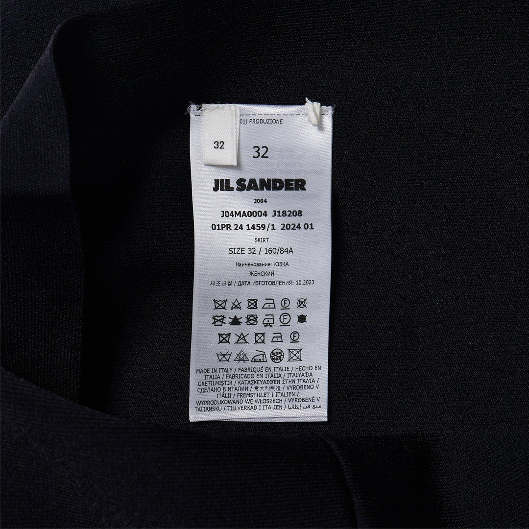 Club21 - Jil Sander - Compact Knit Skirt - SKIRTS - Black
