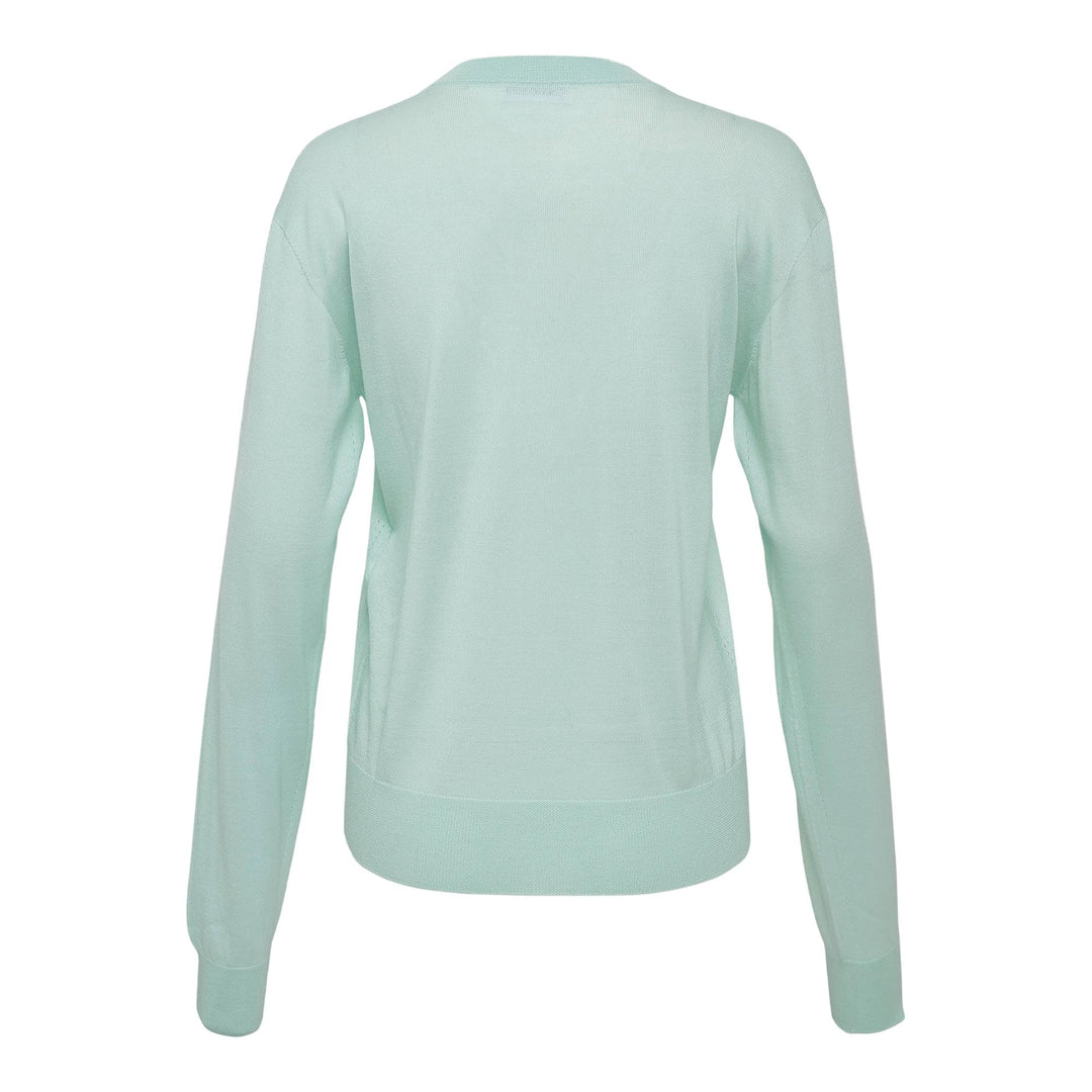 Club21 - Jil Sander - Crew Neck Long Sleeve Cardigan - CARDIGANS - Green