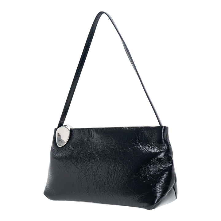 Club21 - Jil Sander - Jewel Zip Shoulder Bag - HANDBAGS - Black