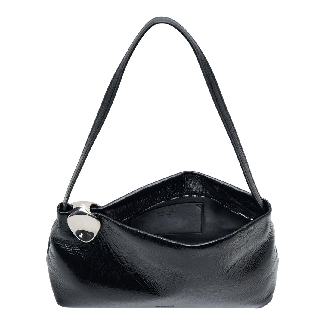 Club21 - Jil Sander - Jewel Zip Shoulder Bag - HANDBAGS - Black