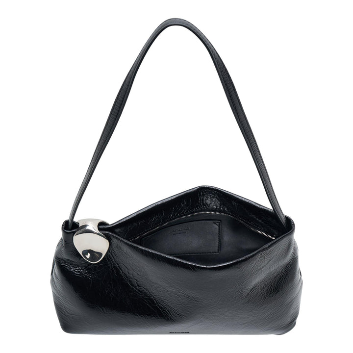 Club21 - Jil Sander - Jewel Zip Shoulder Bag - HANDBAGS - Black