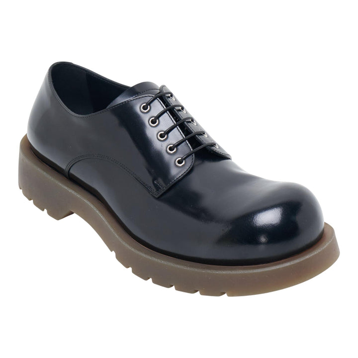 Club21 - Jil Sander - Lace Up Brixton Spazzolato Shoes - FLAT SHOES - Black