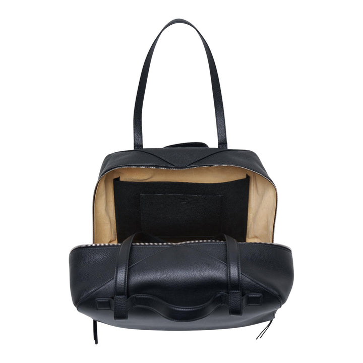 Club21 - Jil Sander - Nelson Medium Soft Grained Calf Leather - HANDBAGS - Black