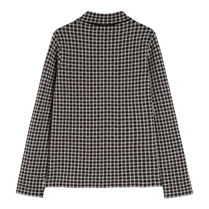 Club21 - Jil Sander - Polyester Brown Check Shirt - SHIRTS - Grey