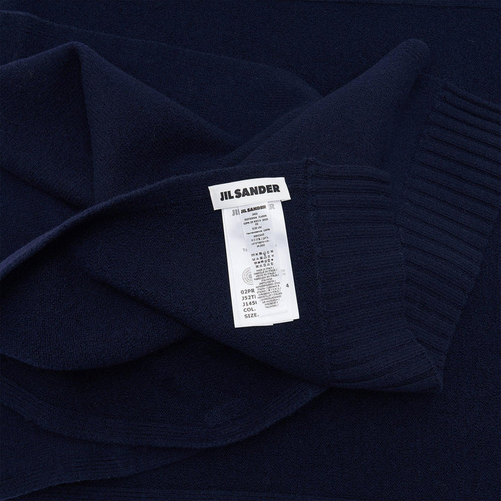 Club21 - Jil Sander - Scarf Merino Boiled Wool - SCARVES - Navy
