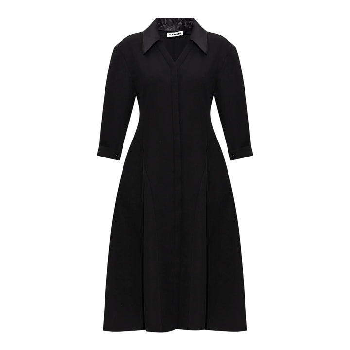 Club21 - Jil Sander - Sharp Wool Dress - WOVEN DRESSES - Black
